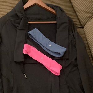 LuLu Jacket and 2 Headbands- Size 8